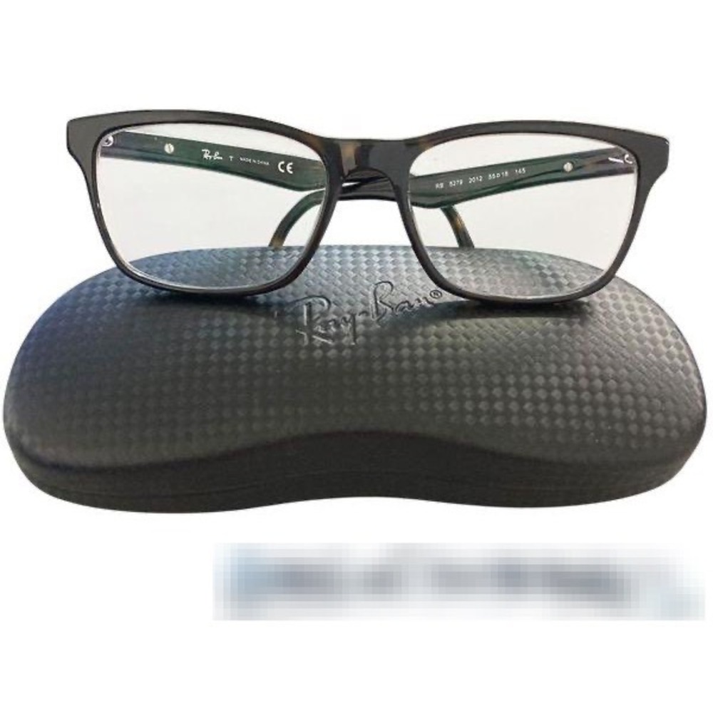 Ray-Ban RB 5279 2012 Tortoise Shell Rectangular Eyeglasses Frames 55-18-145